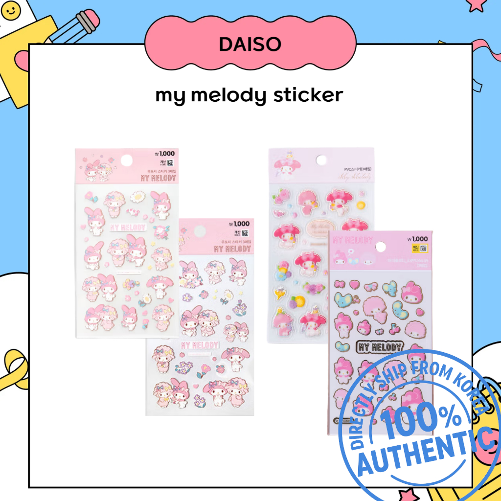 Hàn Quốc daiso korea my melody sticker