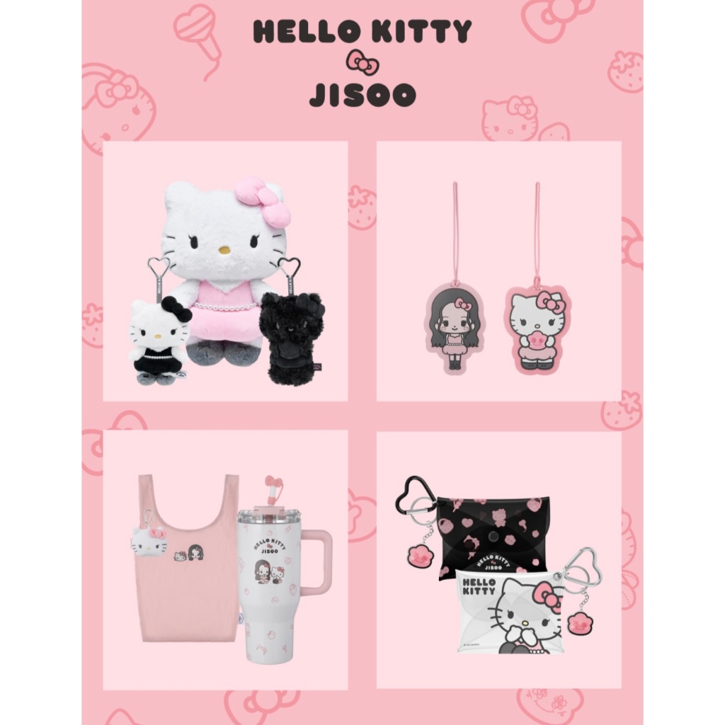 Hàng hóa hợp tác Hello Kitty X Jisoo