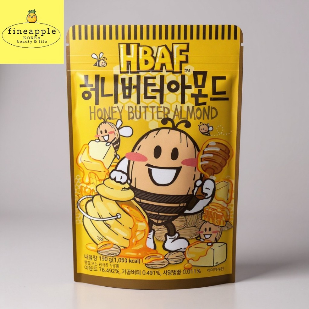 [THỰC PHẨM HÀN QUỐC] Hạnh nhân bơ mật ong HBAF (40g / 120g / 190g)