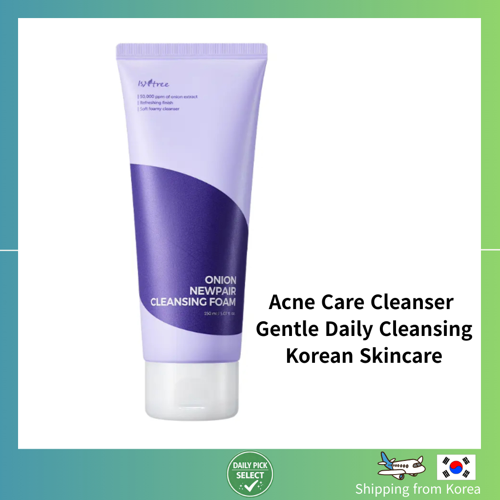 [ISNTREE] Bọt rửa mặt Onion Newpair 150ml | Sữa rửa mặt chăm sóc mụn Hàn Quốc