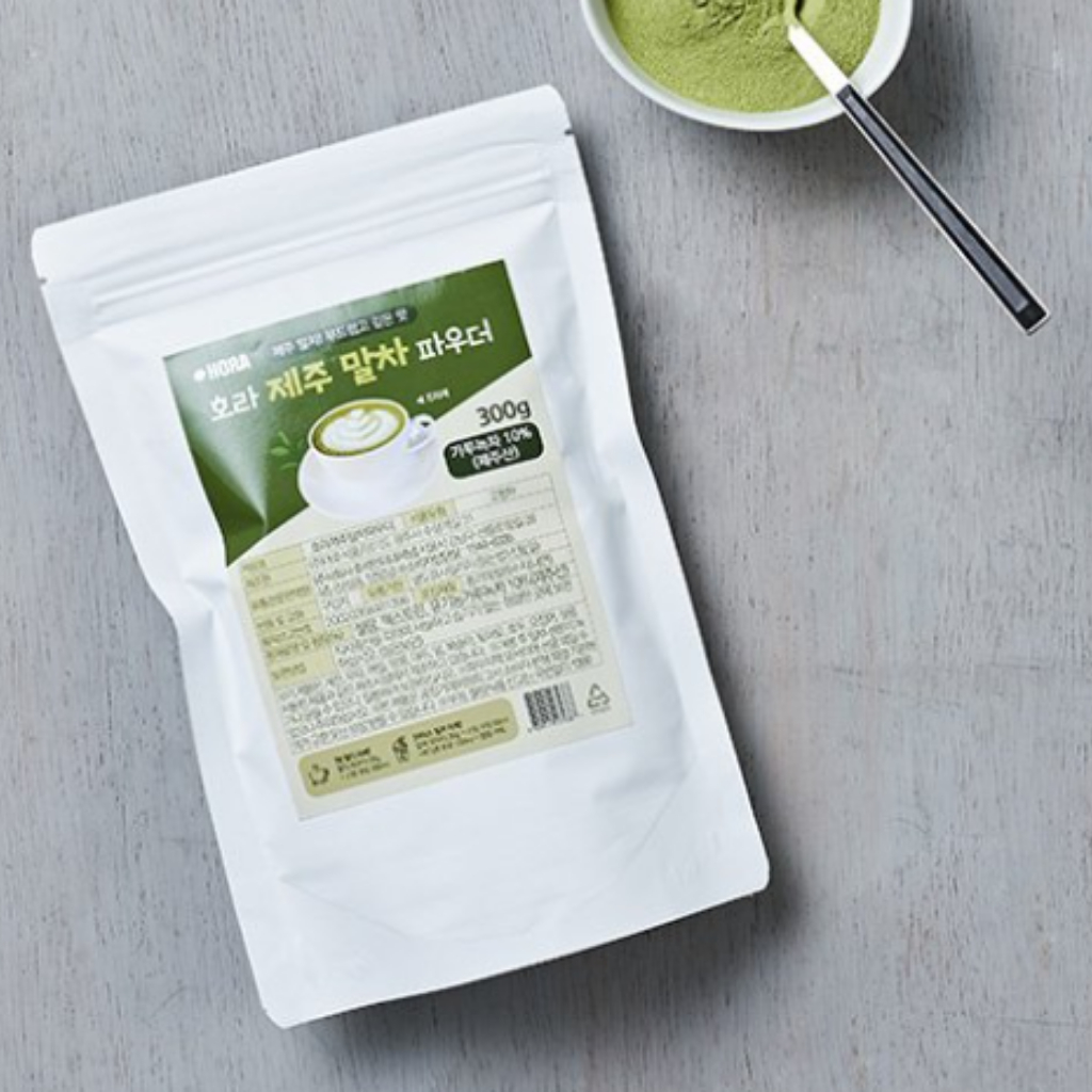 Bột Matcha Jeju 300g | Bột Matcha Latte Hàn Quốc (Tên thương hiệu Hora)