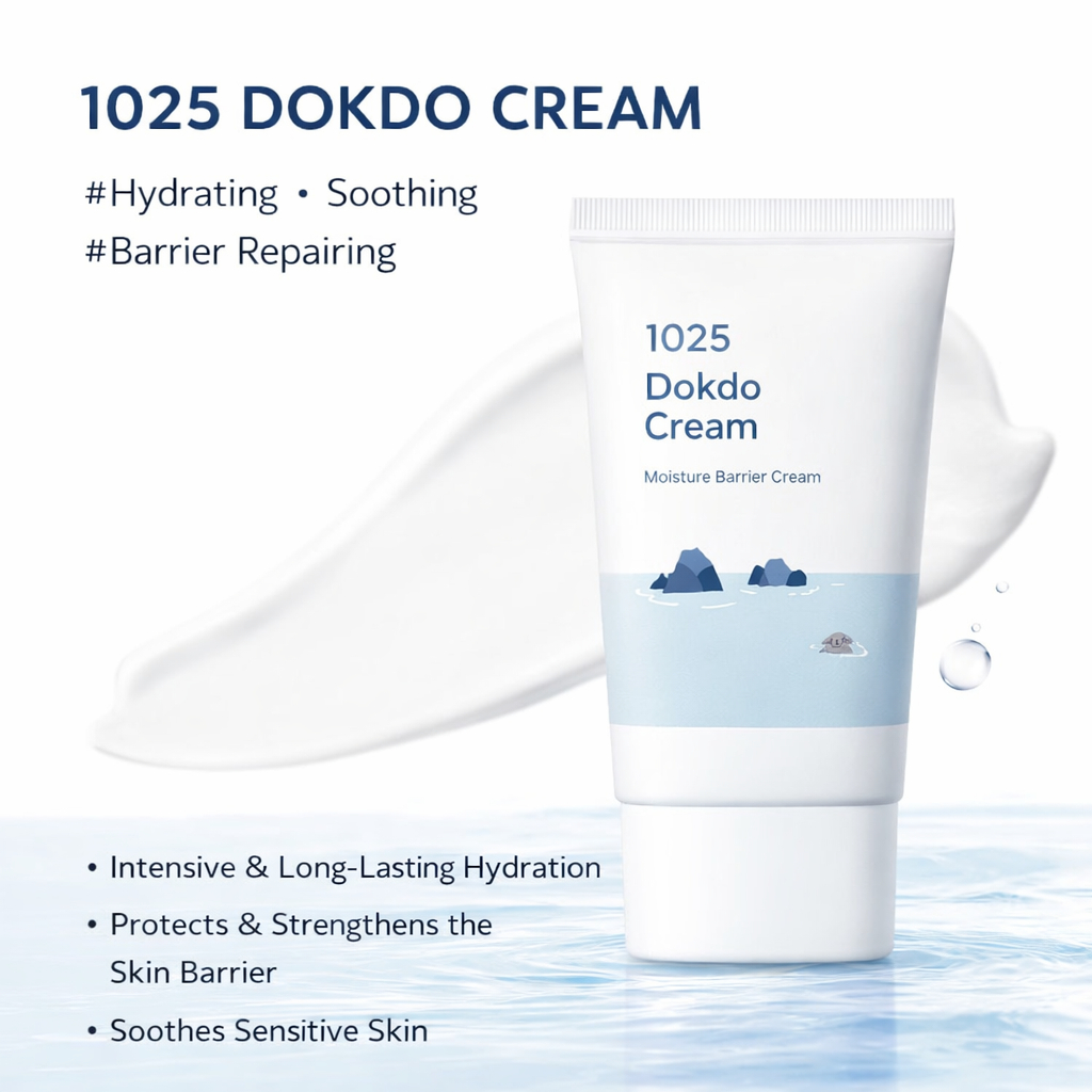 Kem chống nắng Round Wrap 1025 Dokdo SPF 50 + PA + + +, 50ml, một