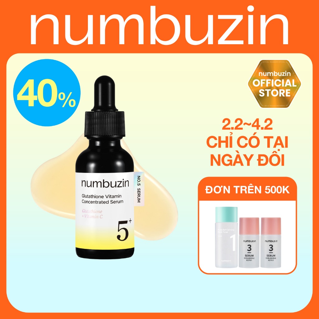 numbuzin No.5+ Serum vitamin cô đặc – 30ml