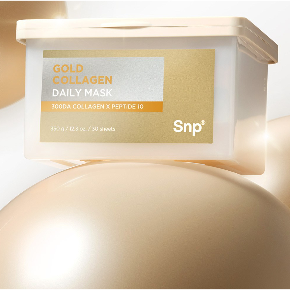 [SNP] Mặt nạ giấy dùng hàng ngày SNP Gold Collagen Daily Mask
