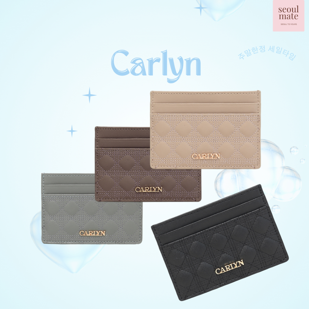 [từ Hàn Quốc] Ví đựng thẻ Quilting phút CARLYN