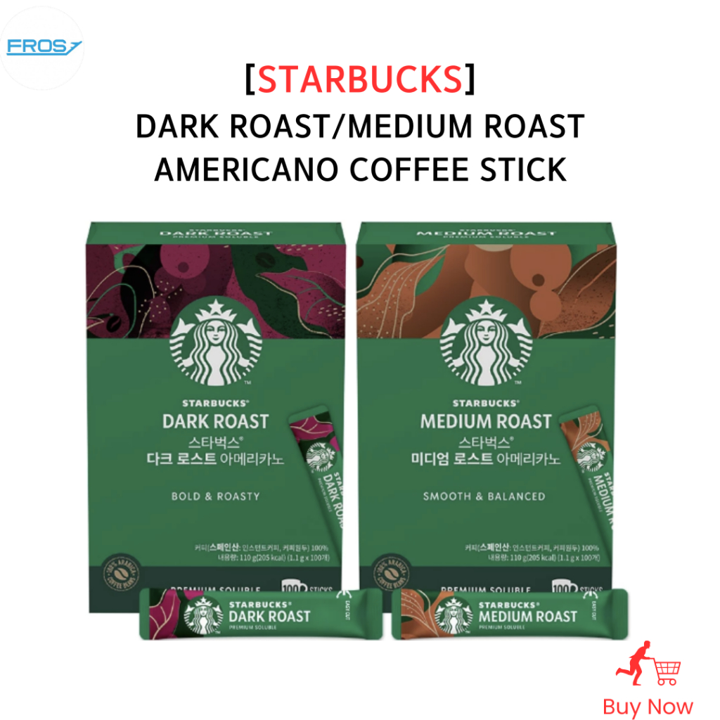 [Starbucks] Cà phê Americano rang tối / rang trung bình