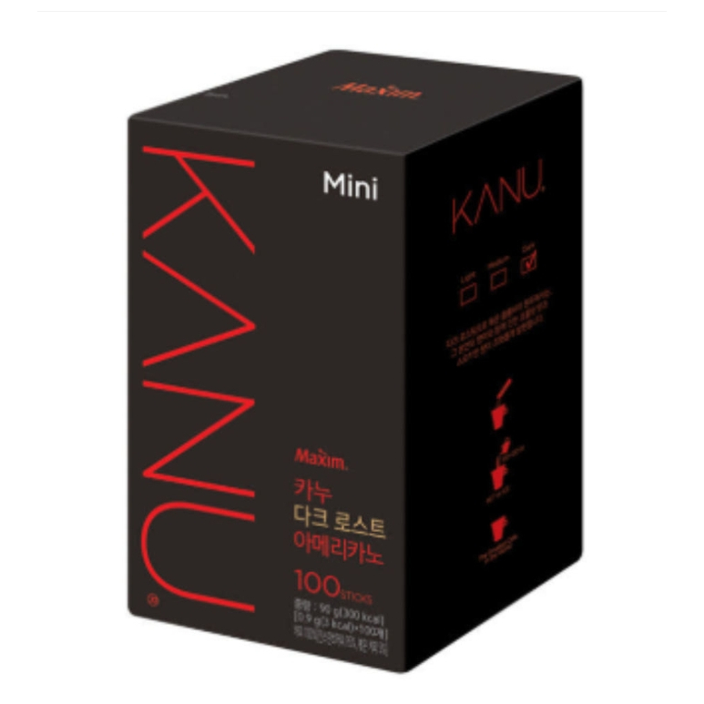 [Maxim] Kanu Mini Americano & Lattecoffee / Que cà phê Hàn Quốc
