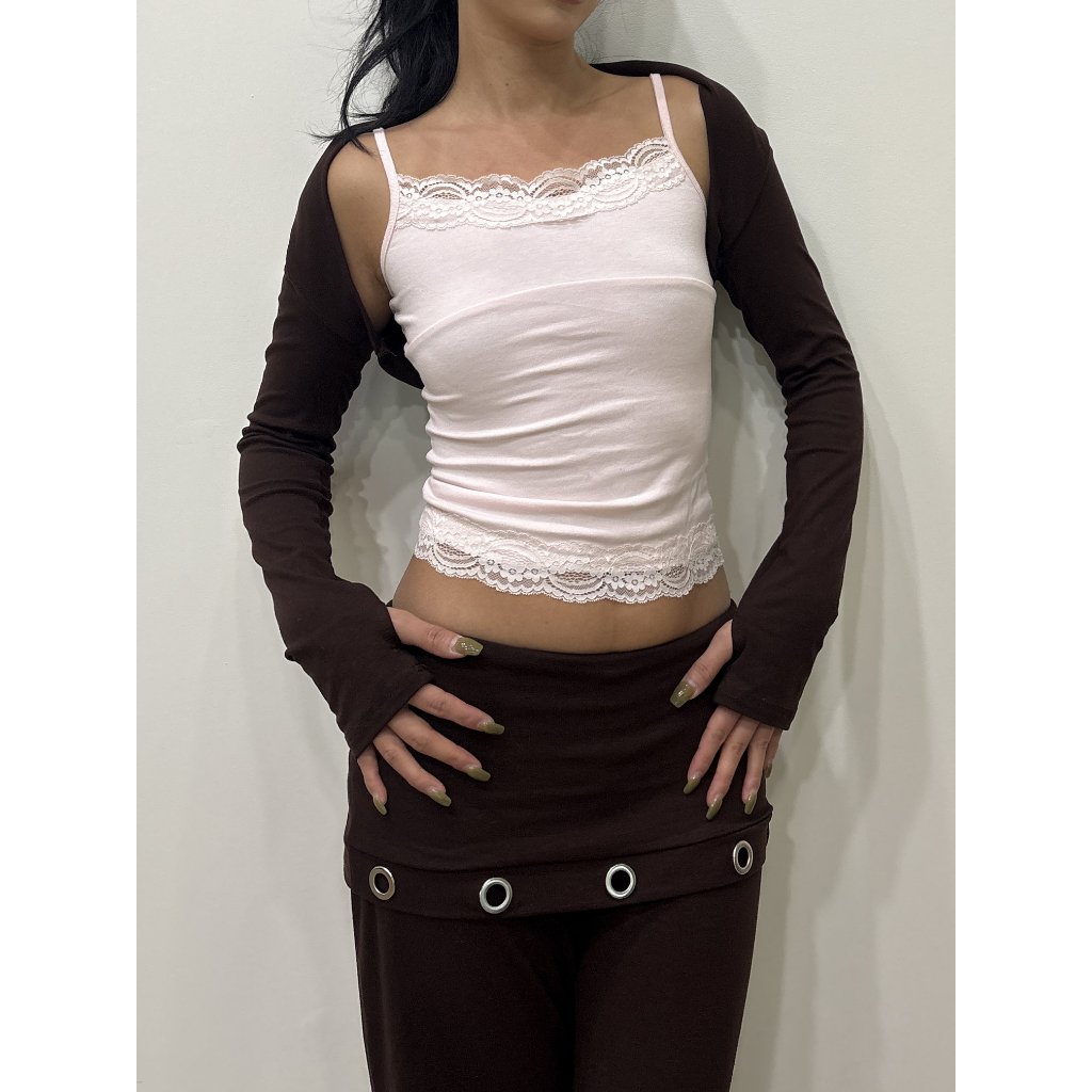 Bộ áo Bolero ren Ines