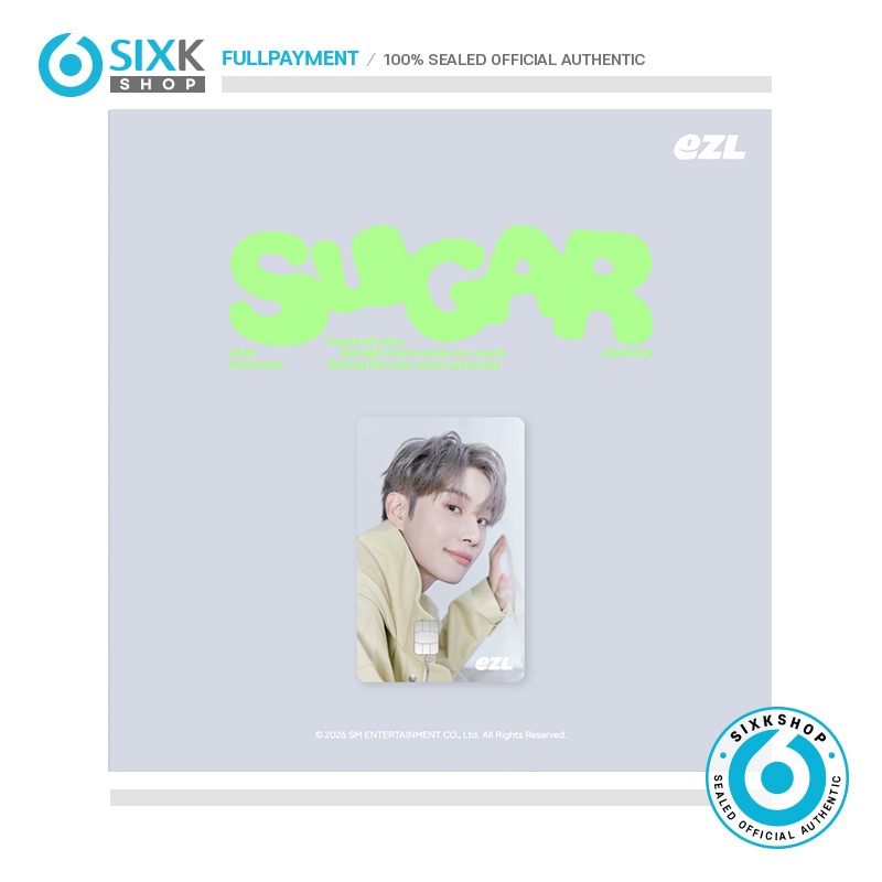 NCT 127 JUNGWOO [ SUGAR ] EZL Transportation Card