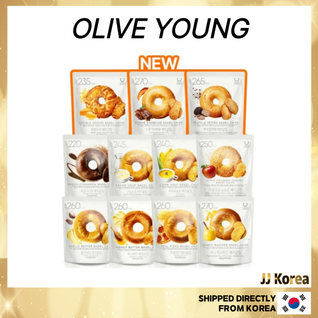[OLIVE YOUNG] Delight Project Bagel Chips 11 vị