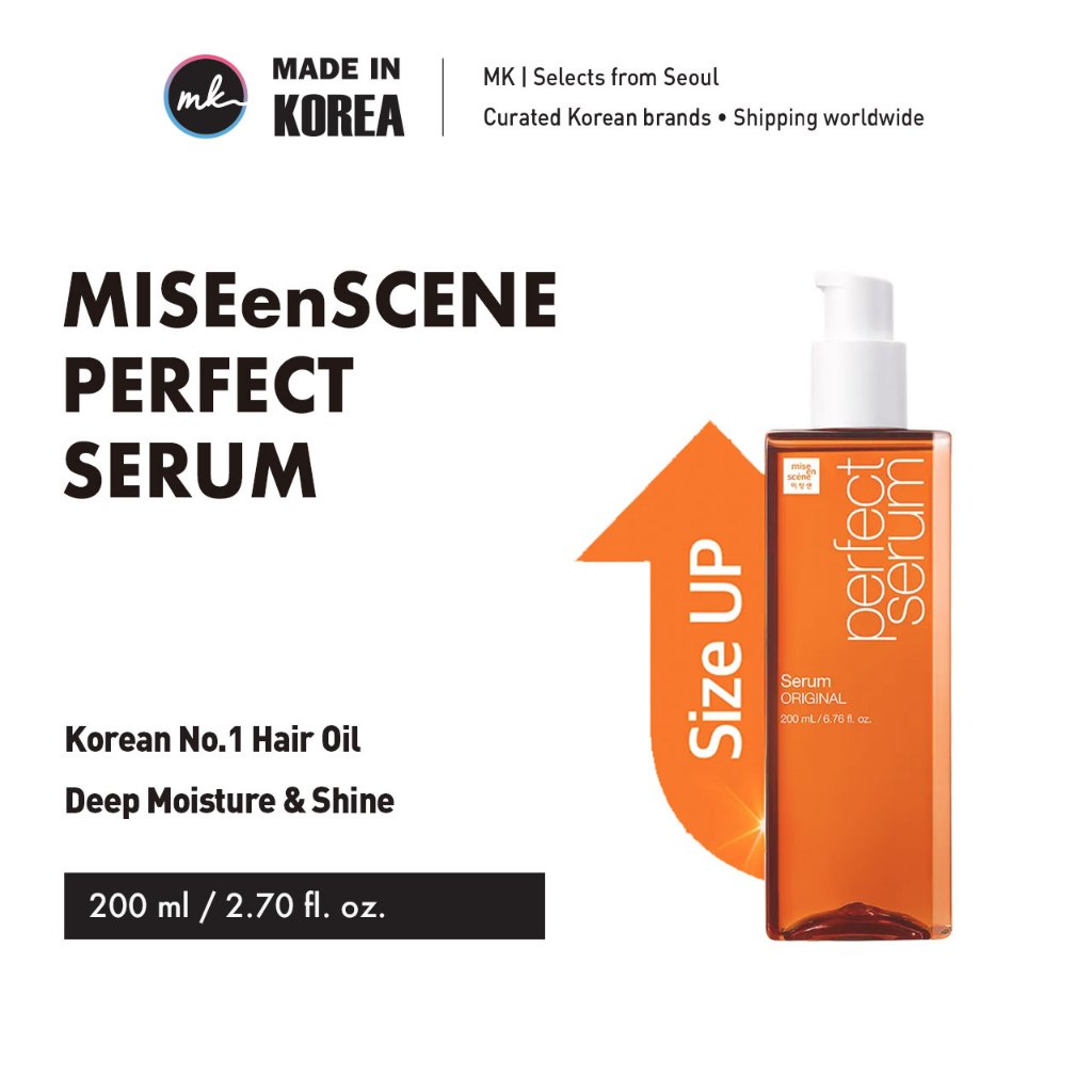 [mise en scène] Tinh Dầu Dưỡng Tóc Perfect Serum 200ml | Original / Super Rich Chăm Sóc Tóc Mềm Mượt