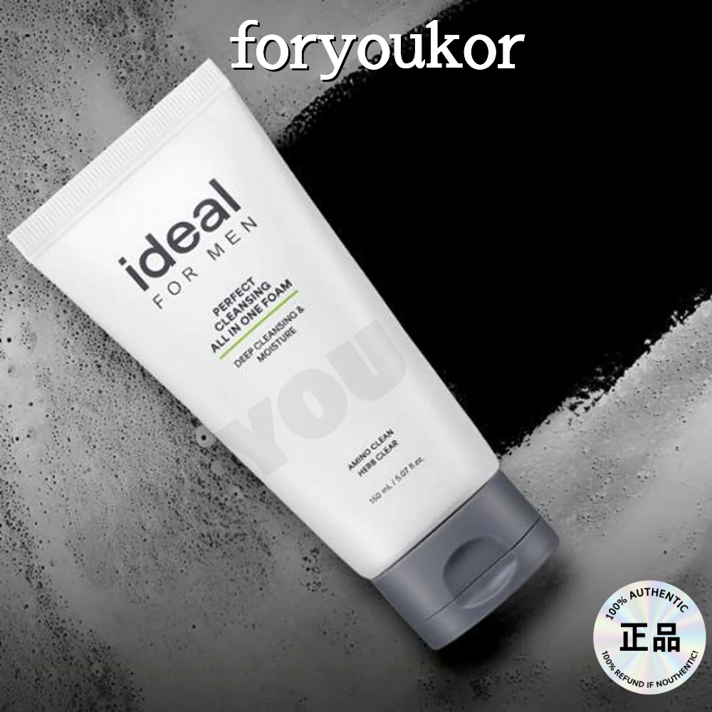 [Ideal for Men] Perfect Cleansing All-in-One Foam 150ml | Sữa Rửa Mặt Cạo Râu & Da Mặt - Chải Lông N