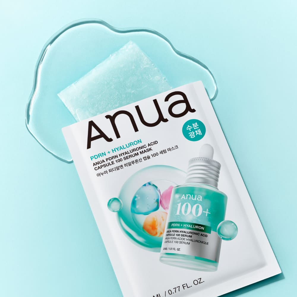 [Anua] PDRN Hyaluronic Acid Capsule 100 Serum Mask 6 tờ