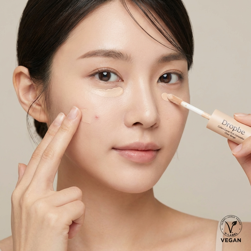 [DAISO Korea] Dropbe Colors Cover Pick Concealer Clear Beige, Vegan, Skin Corrector, Natural Finish 