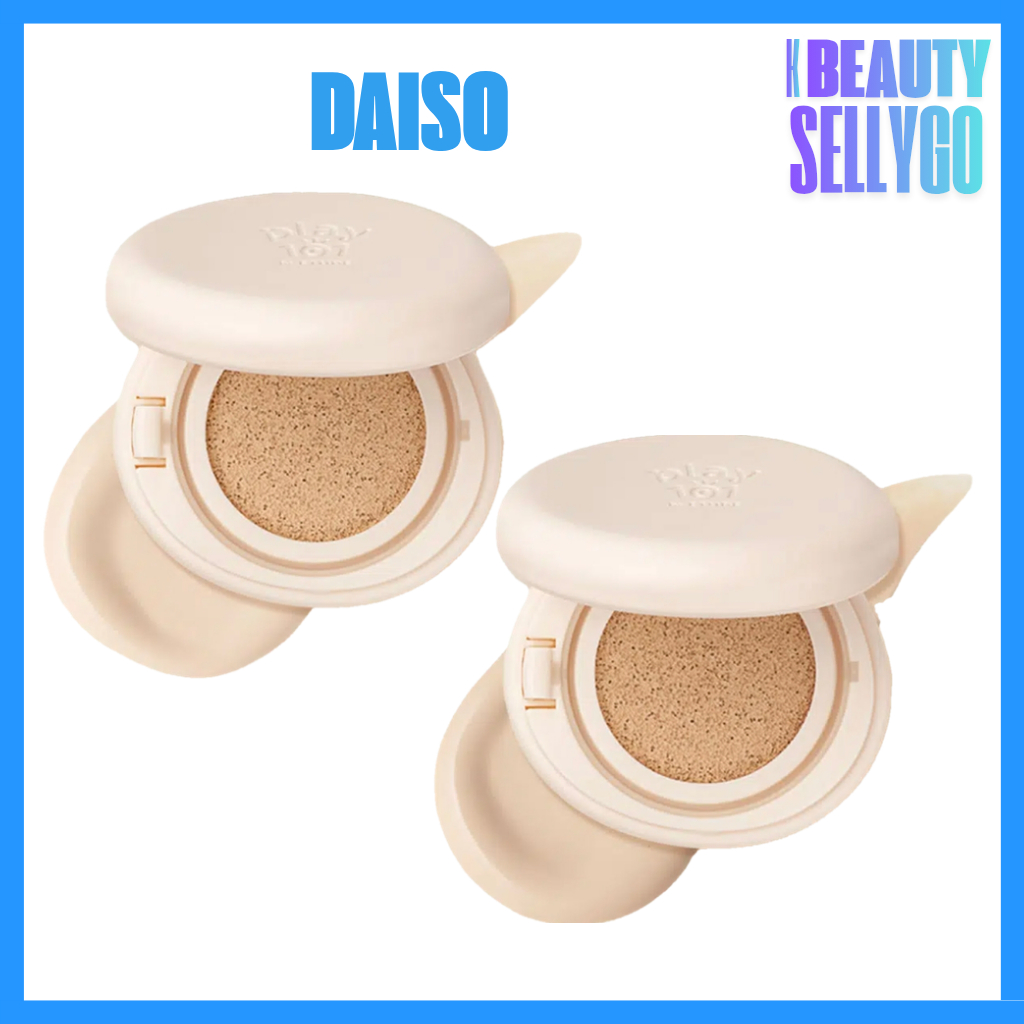 Play 101 by Etude Slim Layered Cushion 15g / 01 Màu be nhạt / 02 Màu be trung bình