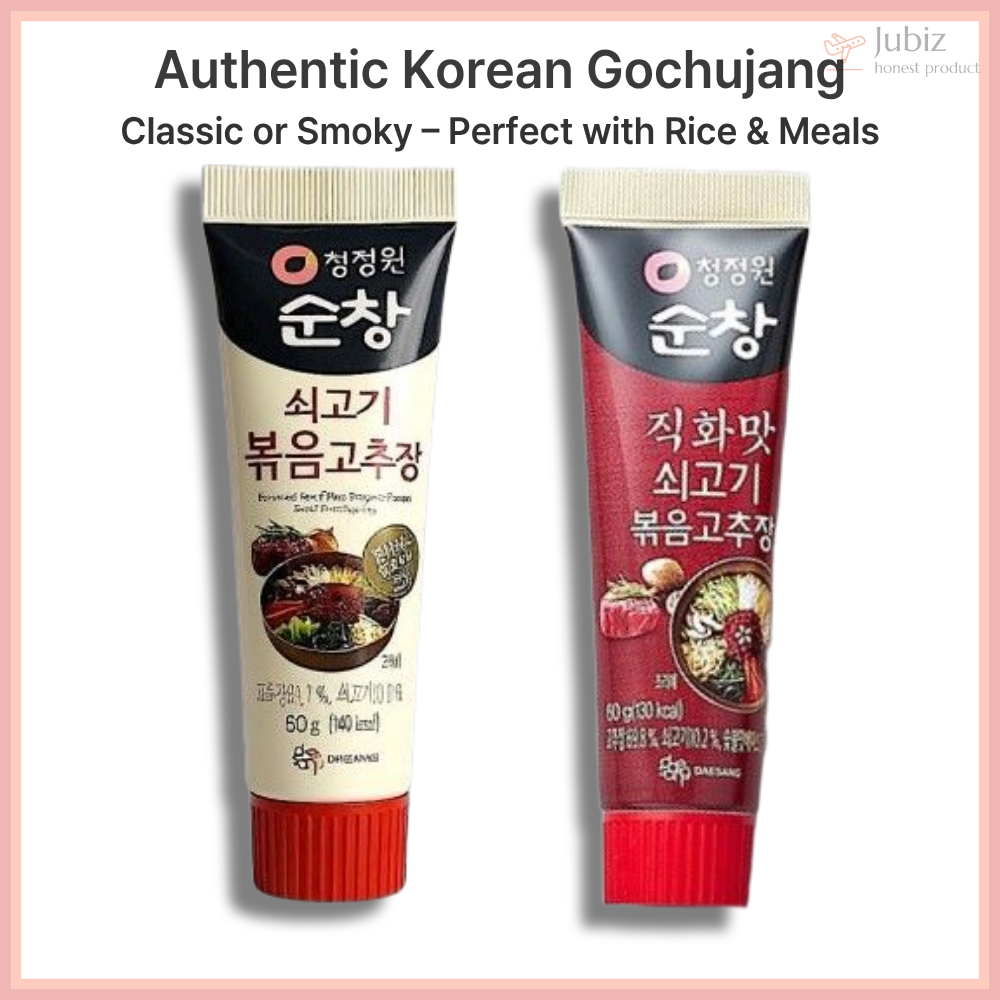 [Chung Jung One] Thịt bò Sunchang Gochujang (Sốt ớt đông lạnh) 60g (2 lựa chọn hương vị)