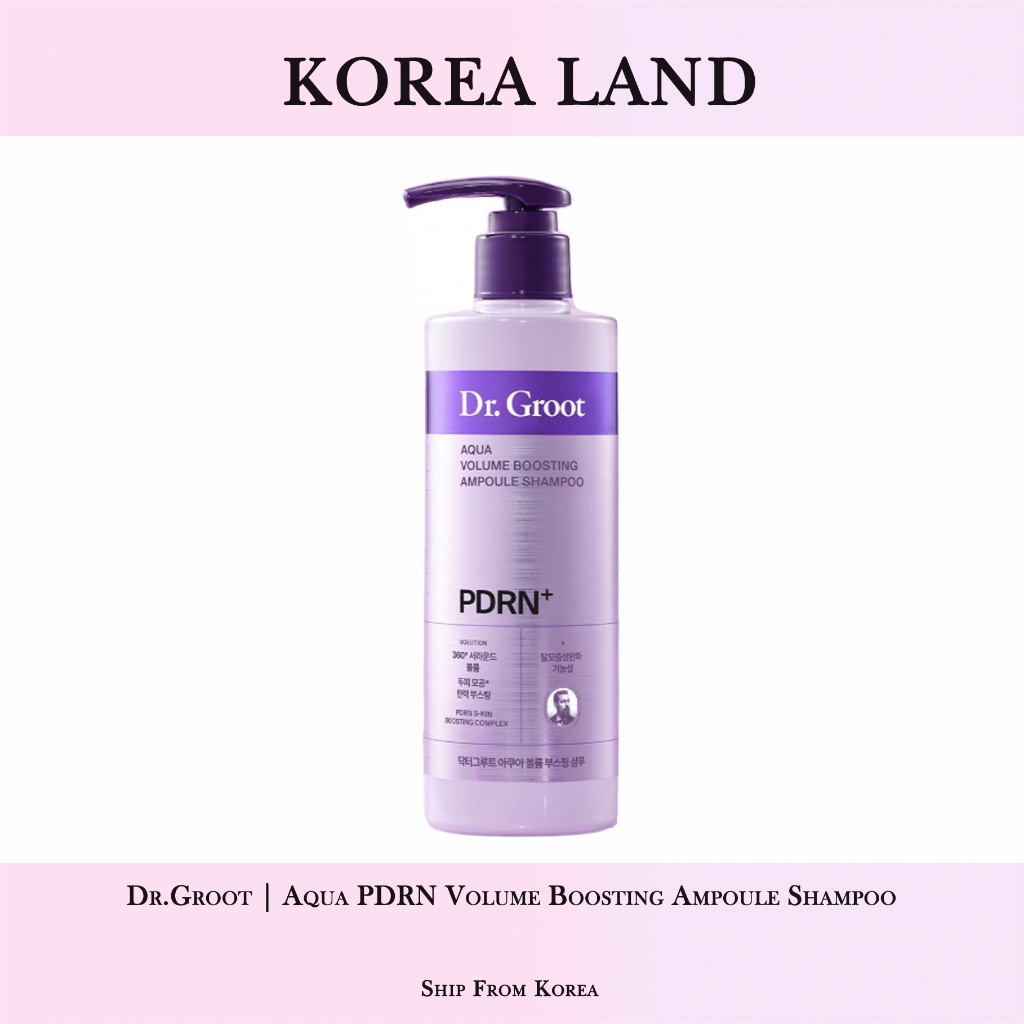 Dr. Groot | Dầu gội Ampoule tăng cường thể tích Aqua PDRN (50ml / 300ml)