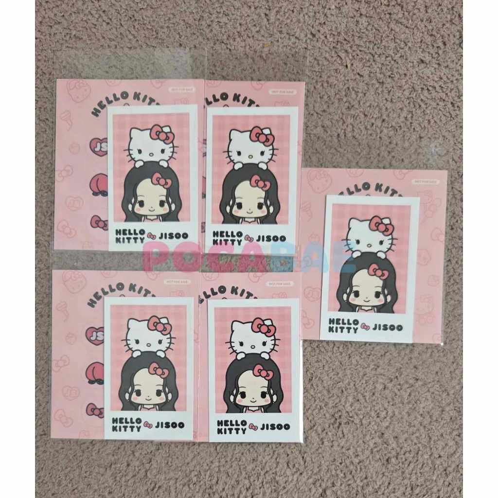 Blackpink BLACK PINK JISOO x HELLO KITTY POLARIOD