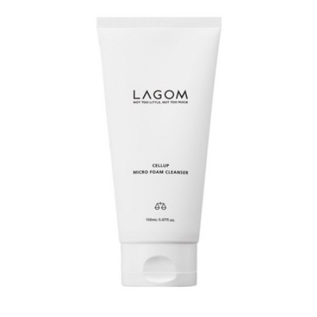 Sữa Rửa Mặt Micro Foam LAGOM Cellup 150ml | Sữa rửa mặt dưỡng ẩm | Bọt làm sạch nhẹ hàng ngày
