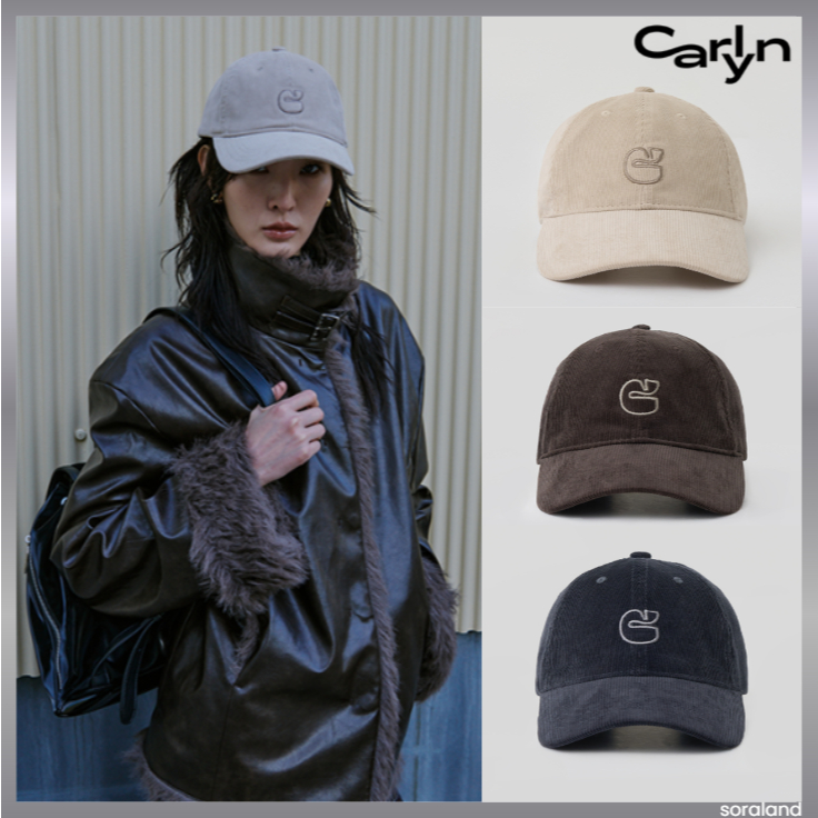 [Carlyn] Logo mới Mũ vải nhung 3 màu