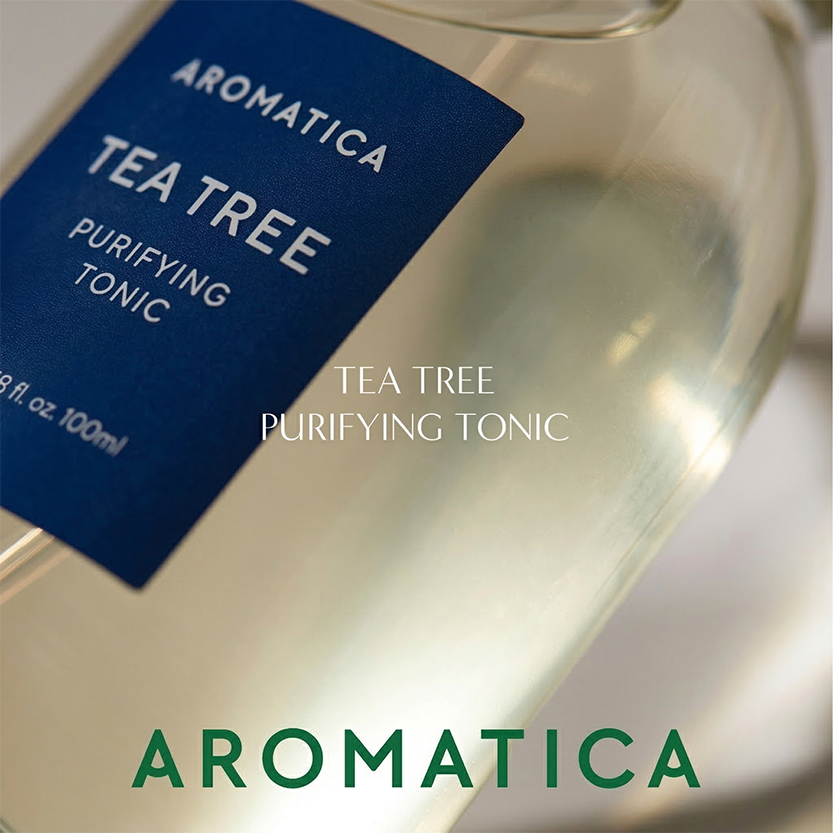 [AROMATICA] Xịt Dưỡng Da Đầu Tràm Trà (Tea Tree) 100ml | Giảm Dầu, Làm Mát, Hỗ Trợ Giảm Rụng Tóc, Kh