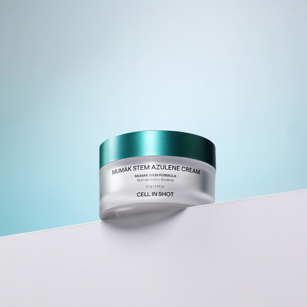 [CELL IN SHOT] Mumak Stem Azulene Cream 55g | Kem dưỡng ẩm Stem Azulene cho da khô, nhạy cảm