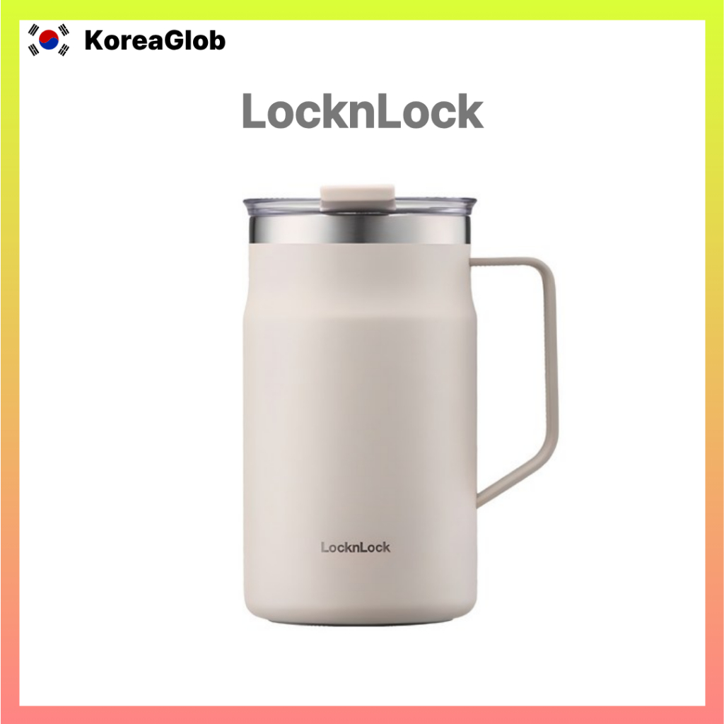 LocknLock Metro Mug Tumbler 600ml / Cốc thép không gỉ cách nhiệt / Cốc uống nước nóng lạnh