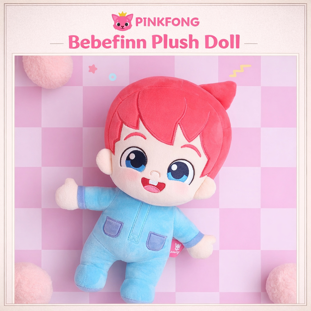 Búp bê nhồi bông Pinkfong Bebefinn – Đồ chơi mềm chính thức