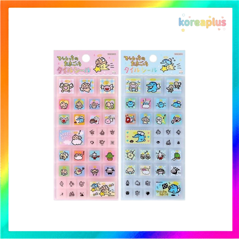 [TAMAGOTCHI] Nhãn dán gạch Sunstar Bandai Angel Tamagotchi (Hồng / Xanh)