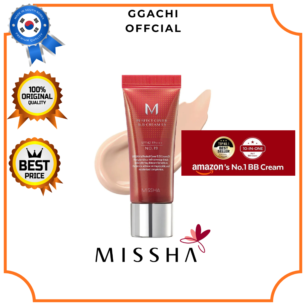 [MISSHA, 10 Màu] Missha M Perfect Cover BB Cream EX 20ml SPF42 / PA + + +