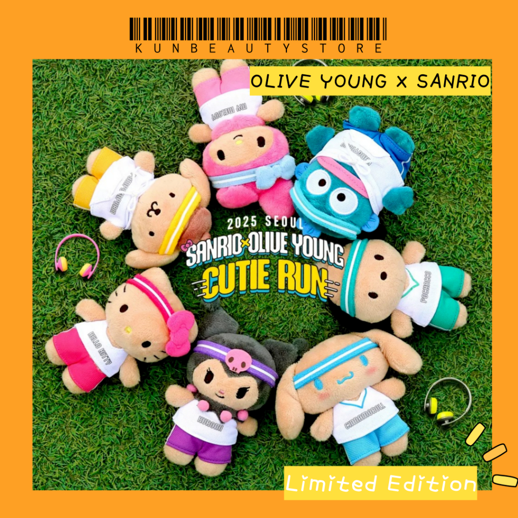 Olive Young x Sanrio Cutie Run Doll Keyring phiên bản giới hạn