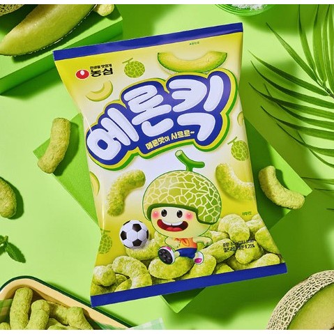 Nongshim Melon Kick Sweet Melon Flavor Corn Snack 60g