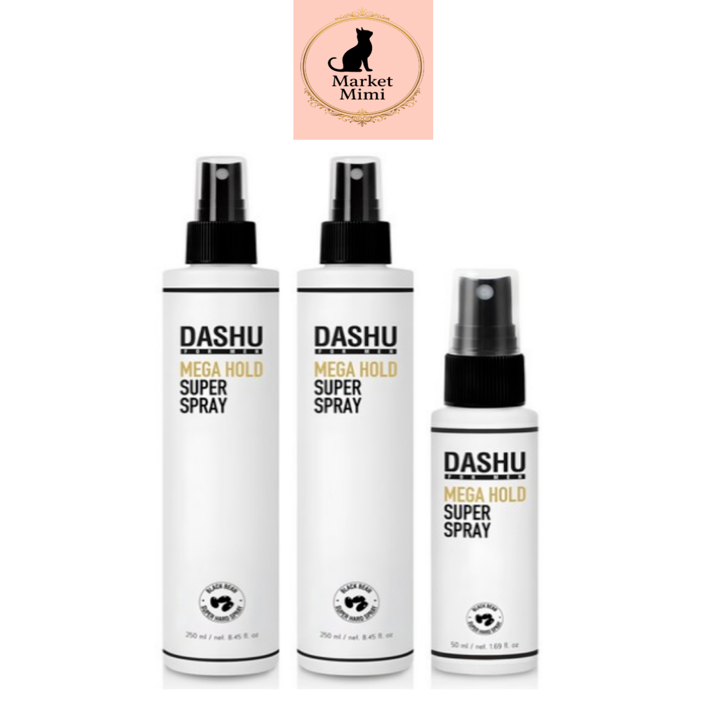 Dashu For Men Mega Hold Super Spray 250ml Hair Styling Spray Strong Hold