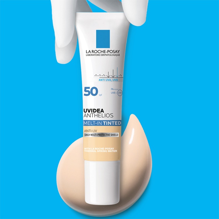 LA ROCHE-POSAY LA ROCKHE-POSAY UVIDEA ANTHELIS Melt IN TINDED 30ml SPF50 + PA + + + + Người bán Hàn 