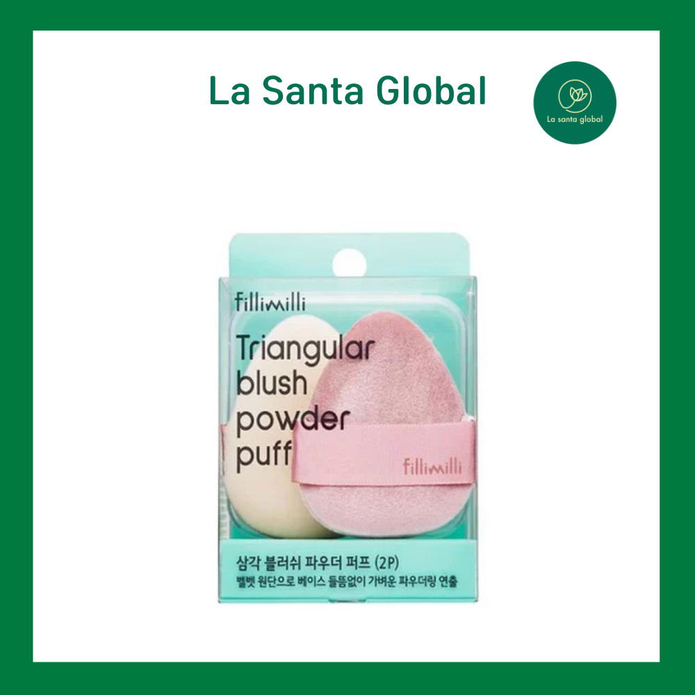 Phấn má hồng hình tam giác Fillimilli Puff 2P Velvet