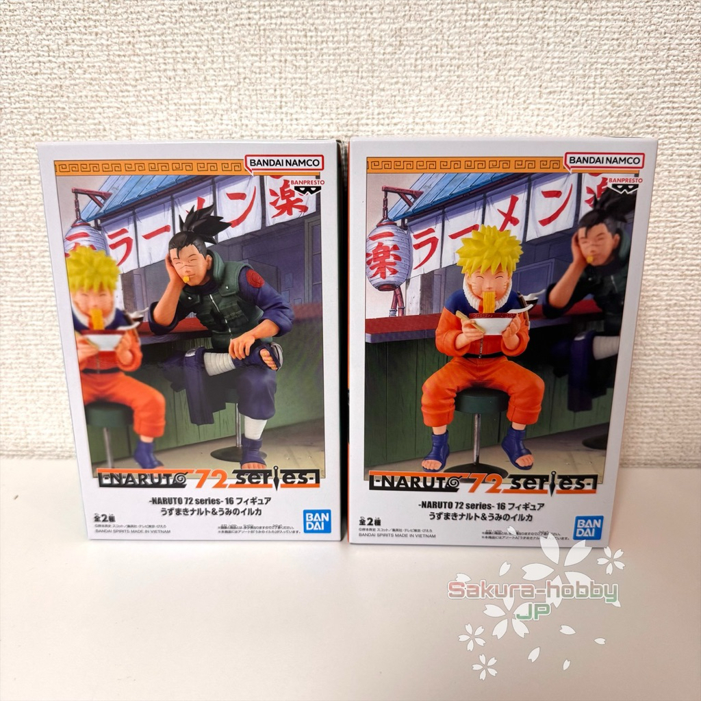 NARUTO -NARUTO 72 series- 16 Uzumaki Naruto & Iruka Umino Figure [Direct from Japan] [100% JAPAN AUT
