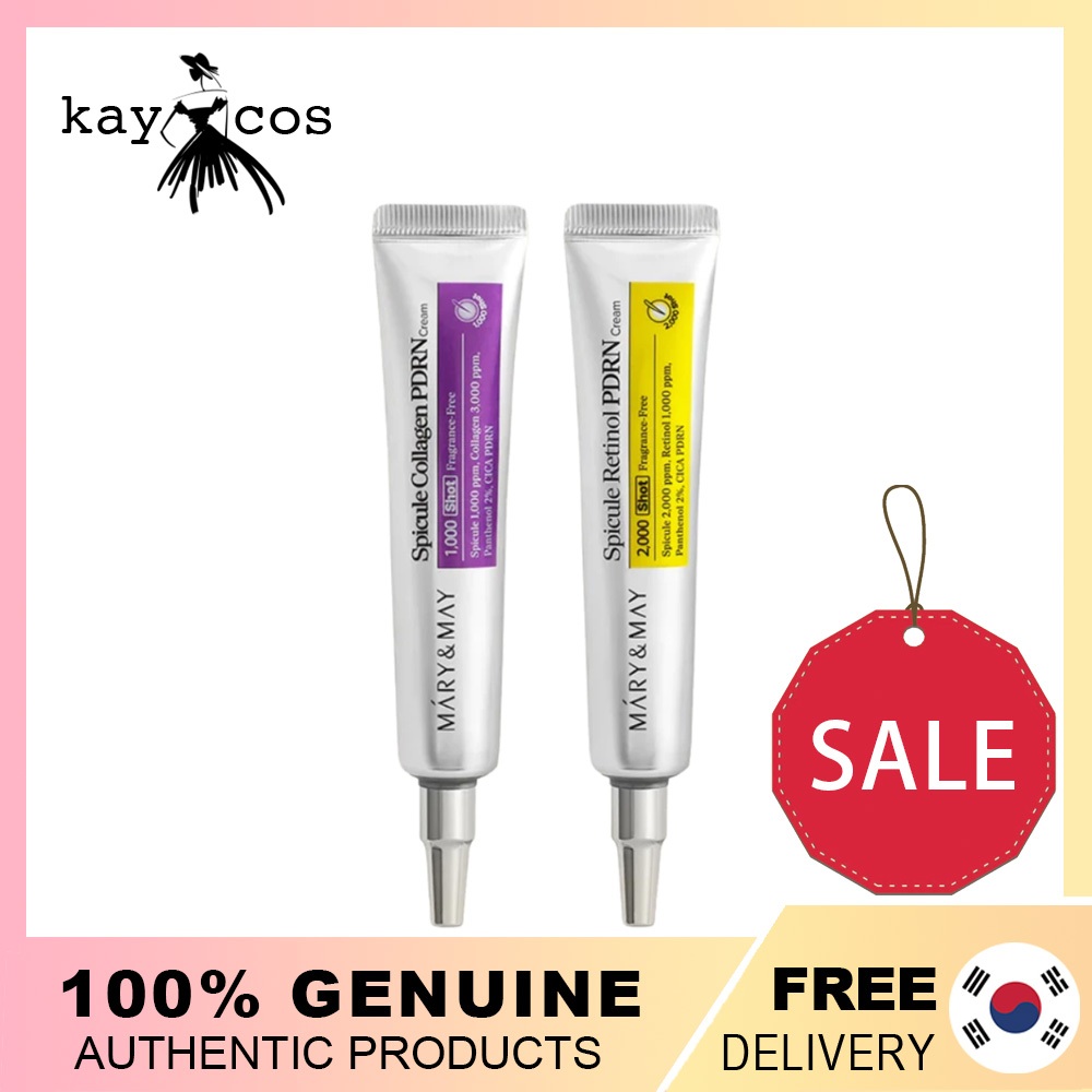 [Mary & May] Kem Spicule Collagen PDRN, Kem Spicule Retinol PDRN - 15g