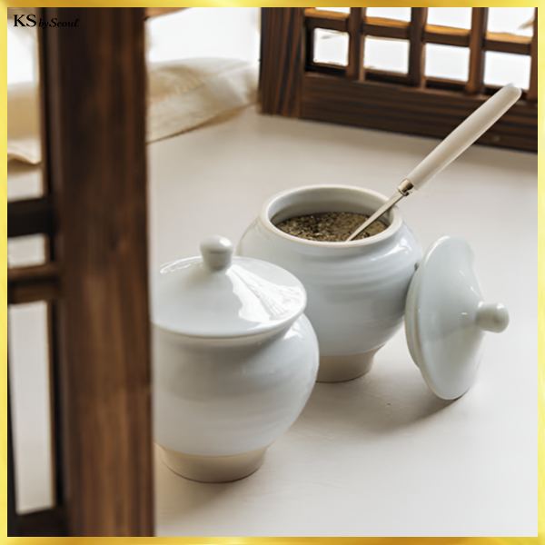 [Daiso Korea] Bình Mini bằng gốm sứ – Hộp đựng đồ phong cách Hangari