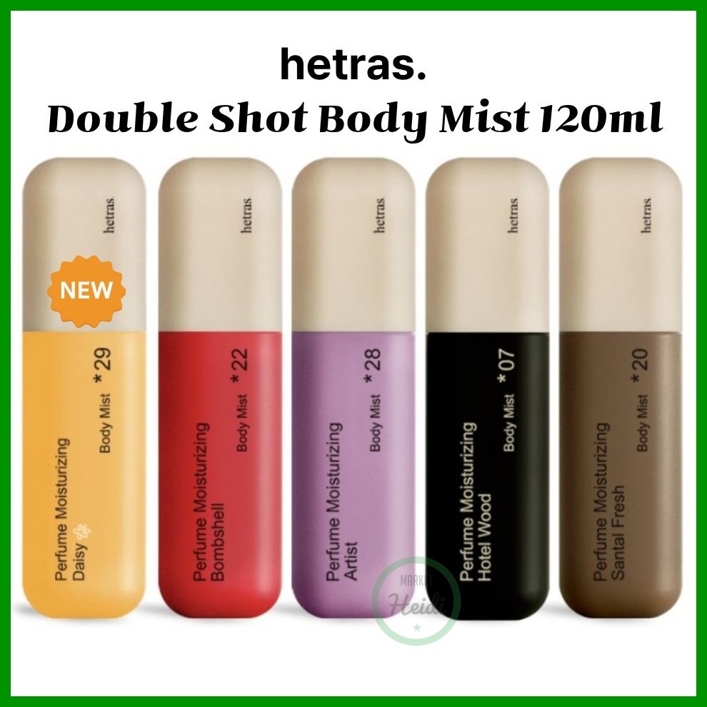 Hàn Quốc 🇰🇷 Xịt dưỡng thể Hetras Double Shot 120ml / chăm sóc cơ thể hetras
