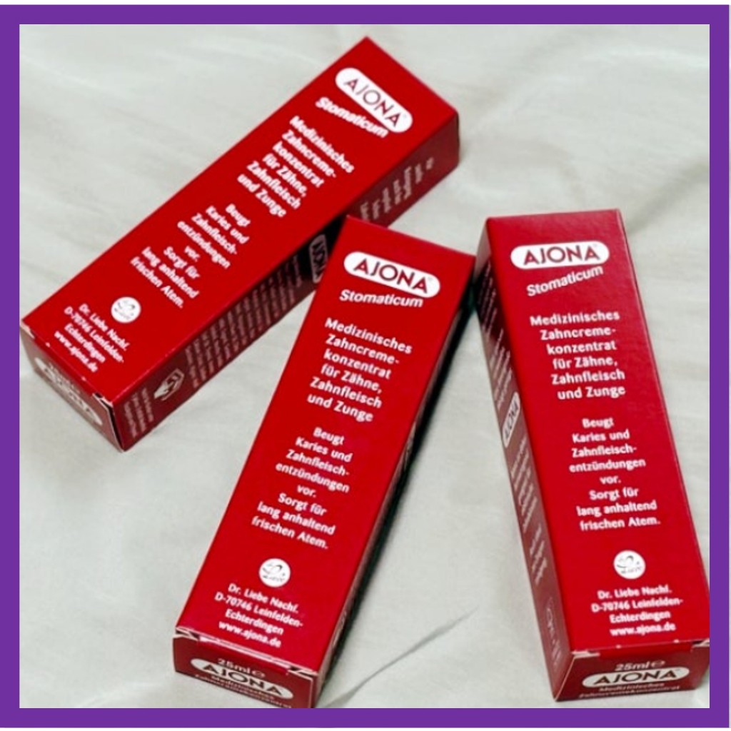 [AJONA] Kem đánh răng AJONA chính hãng ĐỨC mua trực tiếp từ Đức 25ml