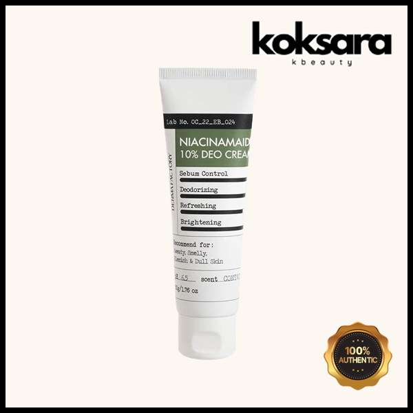 Derma Factory Niacinamide 10% Deo Cream 50g