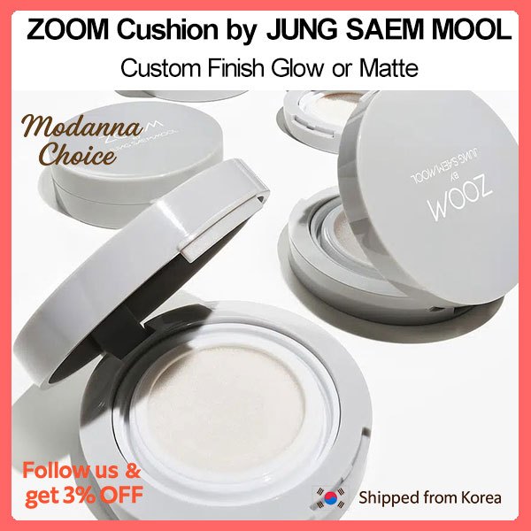 ZOOM của JUNG SAEM MOOL Cushion Glossy Up Sebum Down Cushion Foundation Trang điểm Hàn Quốc