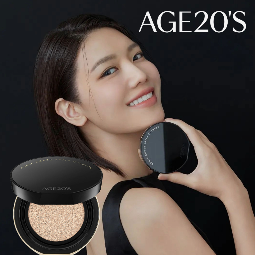 Phấn Nước + Refill AGE20'S Noble Cover Satin Cushion 2 Màu Sắc Soft Matt Cushion