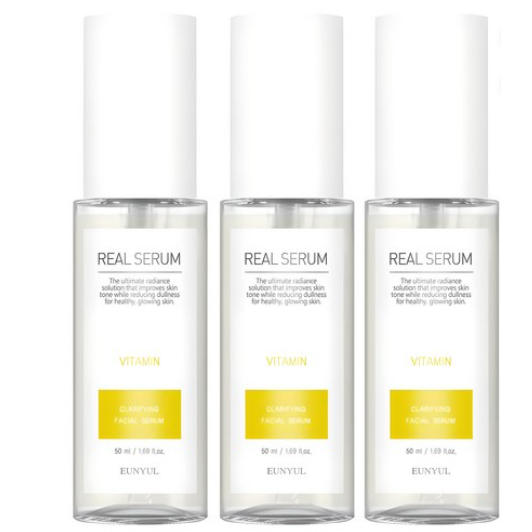 EUNYUL Real Vitamin Serum 50ml x 3 chiếc | Serum dưỡng ẩm làm sáng da mặt | Chăm sóc da Hàn Quốc