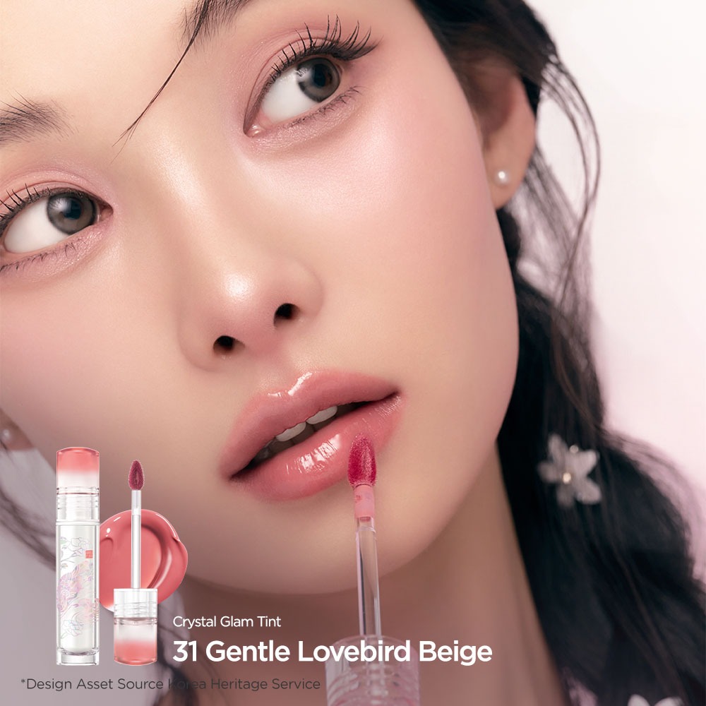 CLIO [CLIP - MÀU MỚI] Crystal Glam Tint 3.4g | Son bóng nước, tông màu môi phát sáng, tông màu ngâm mật ong | BigBuy360 - bigbuy360.vn
