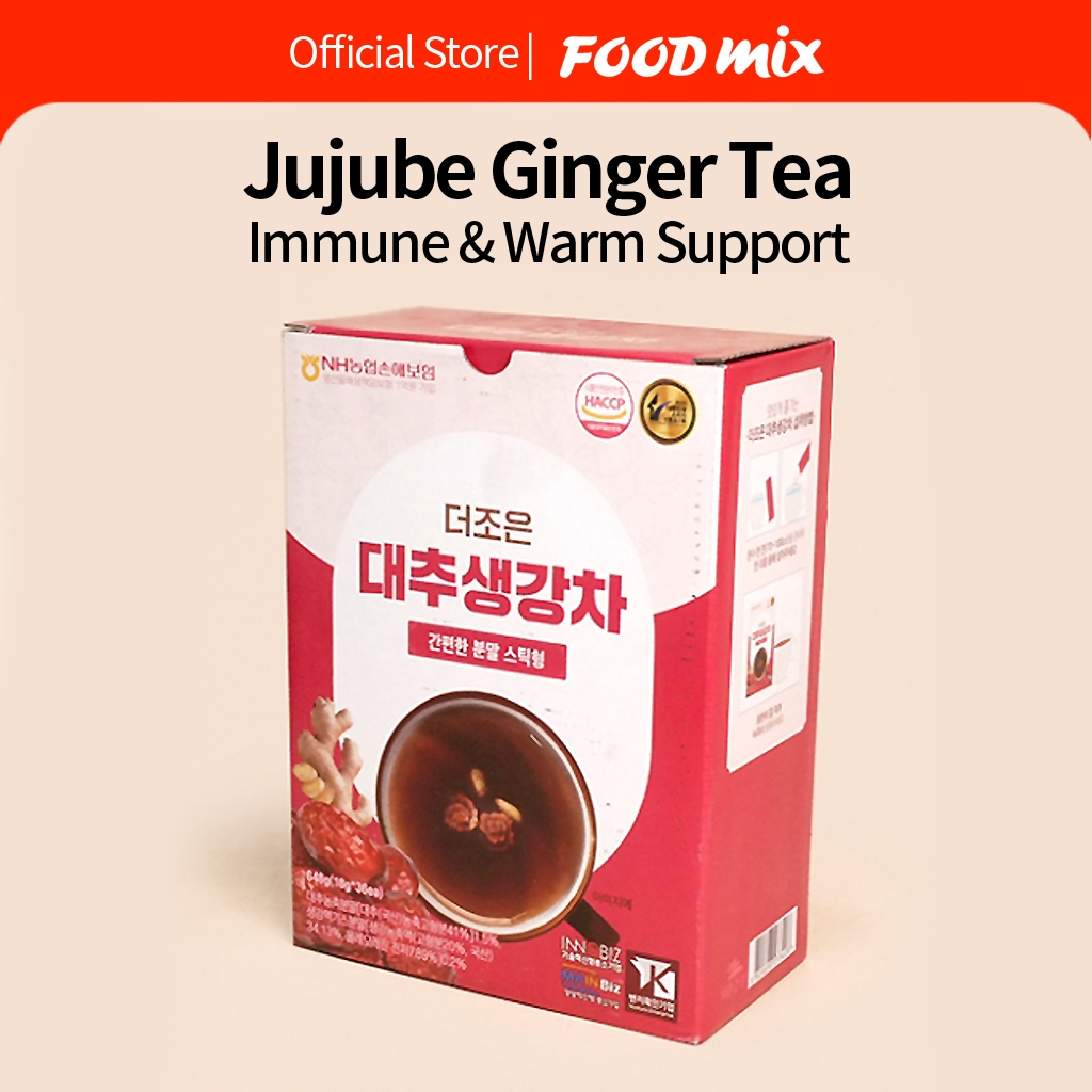 [FOODMIX] Trà táo tàu & gừng Hàn Quốc Joeun 18g x 36EA (1 Hộp) Thực phẩm tốt cho sức khỏe Hàn Quốc |
