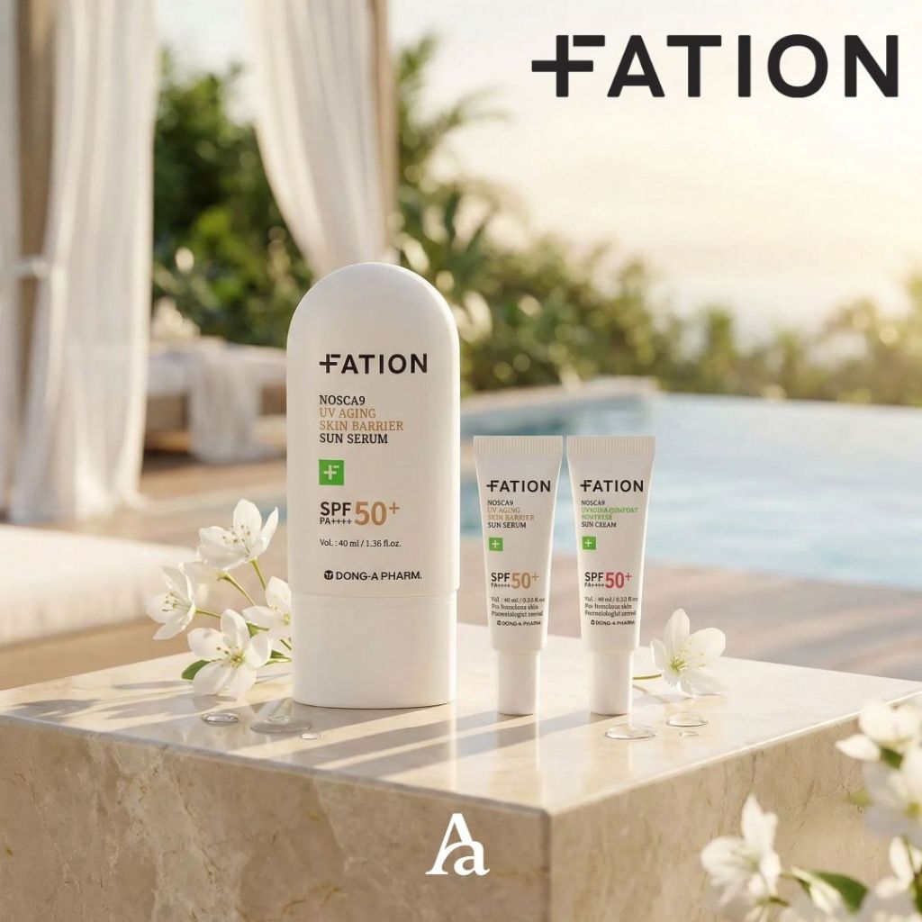 [FATION] Serum chống nắng Noscanine UV Aging Barrier SPF50 + PA + + + + Kem chống nắng nhẹ chăm sóc 