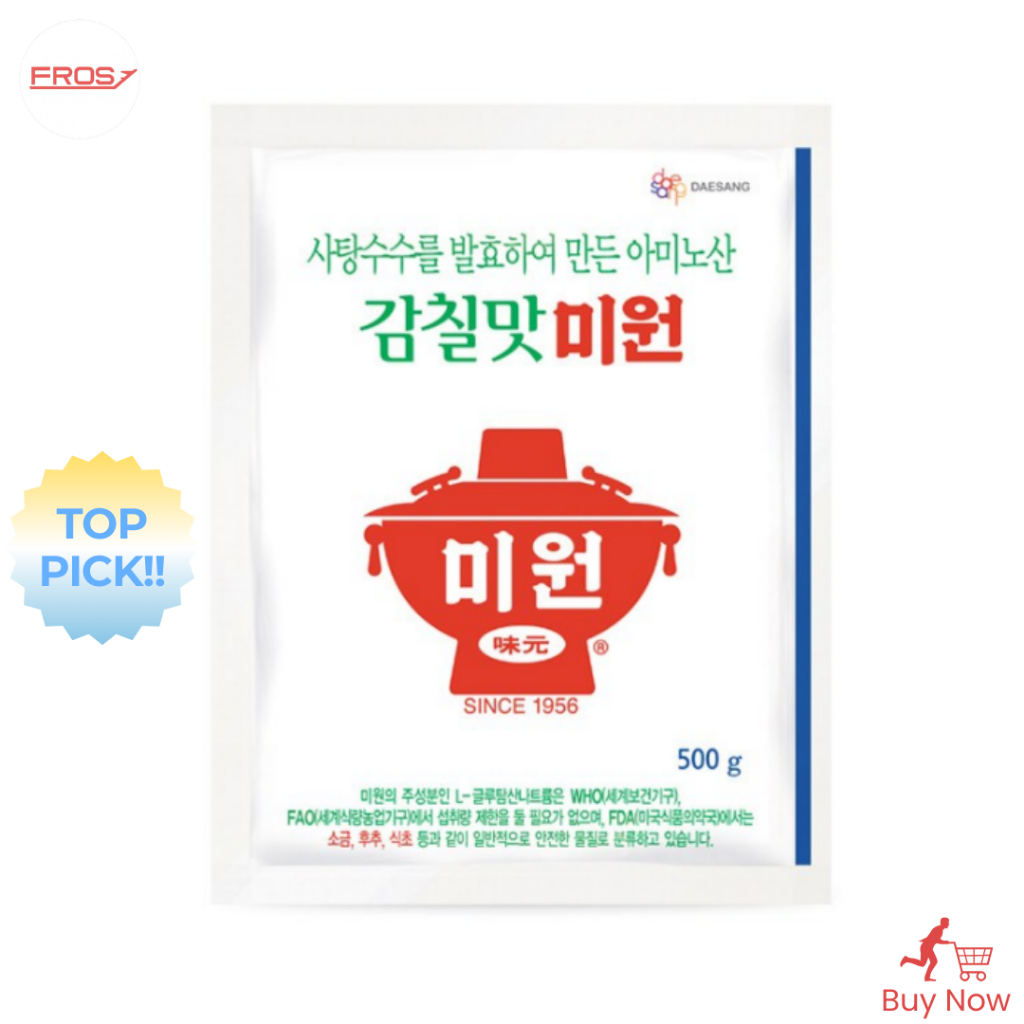 [Daesang] Miwon (Bột ngọt Hàn Quốc) | mía lên men Miwon 500g