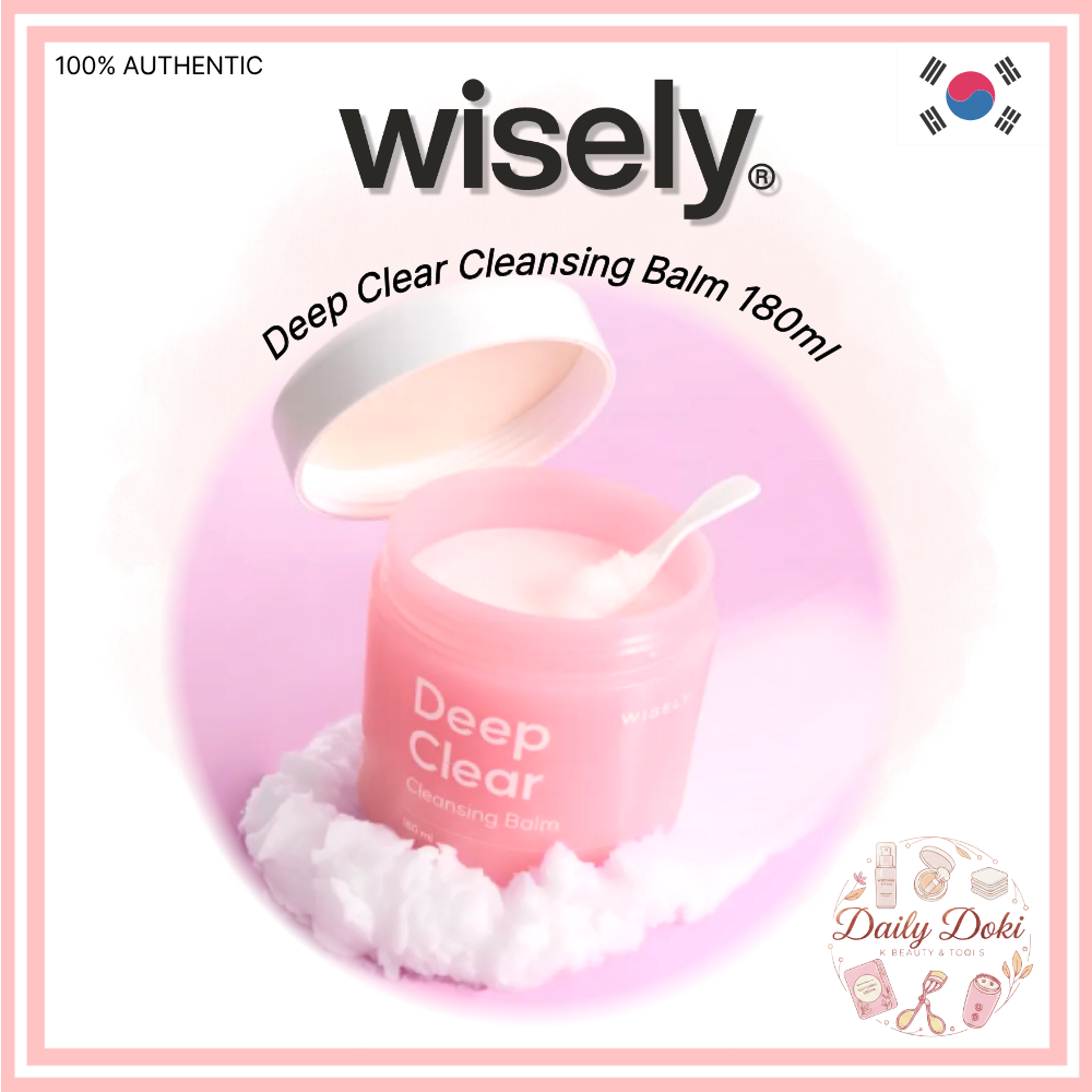 [WISELY] Sữa rửa mặt Deep Clear 180ml | Tẩy trang & Kem chống nắng | Sữa rửa mặt cỡ lớn | Chăm sóc d