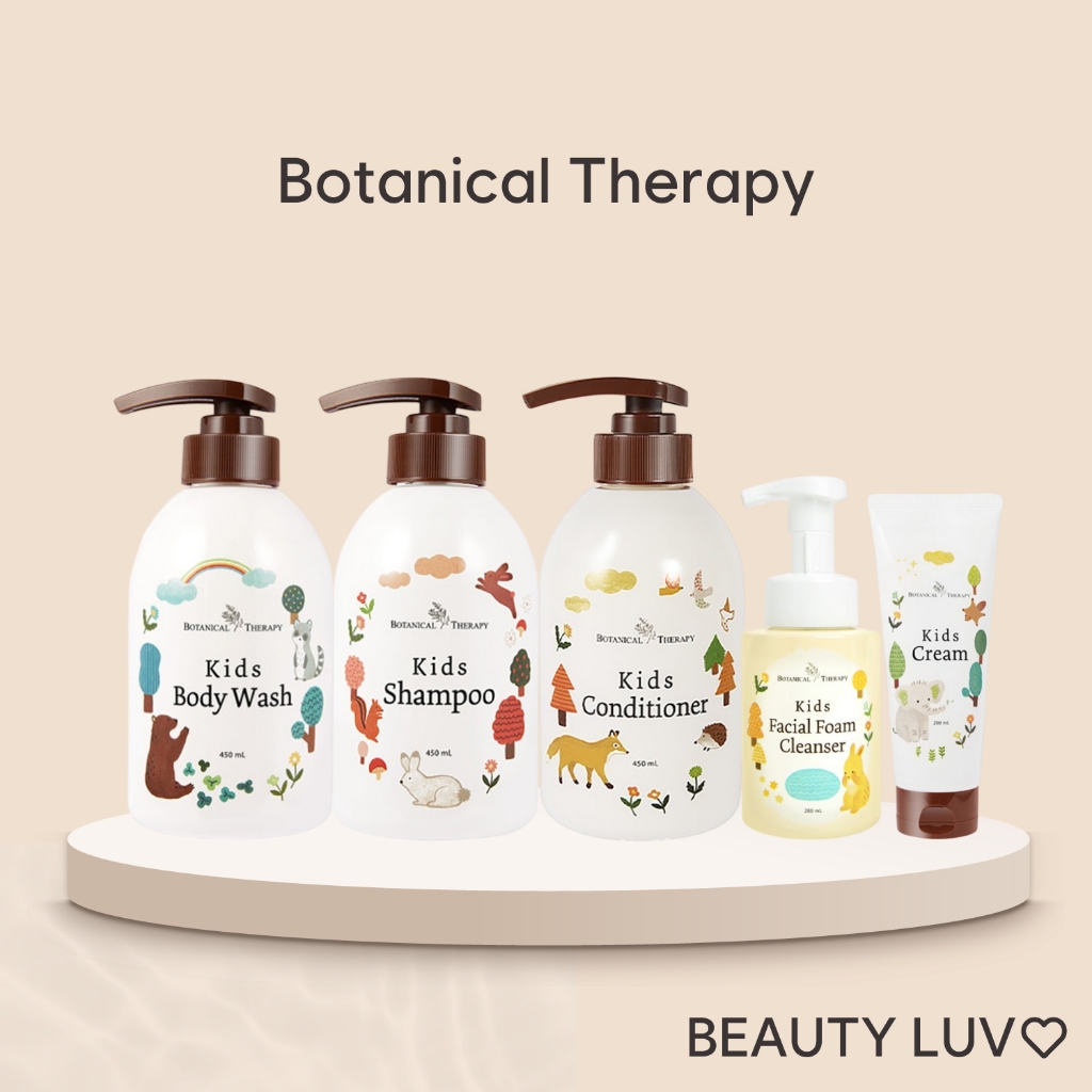 [Botanical Therapy] Bộ sưu tập chăm sóc da Full Kids (Sữa rửa mặt, Dầu gội, Dầu xả, Sữa dưỡng da, Ke